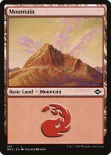 (image for) Mountain (487) (Foil Etched)