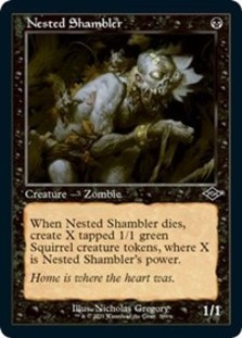(image for) Nested Shambler (Retro Frame) (Foil Etched)