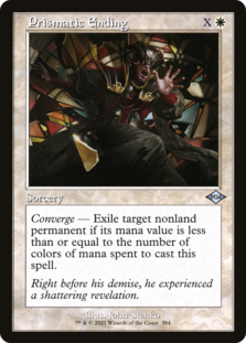 (image for) Prismatic Ending (Retro Frame) (Foil Etched)
