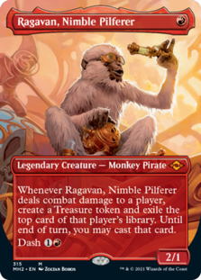 (image for) Ragavan, Nimble Pilferer (Borderless)