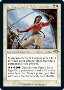(image for) Sisay, Weatherlight Captain (Retro Frame)