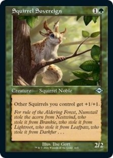(image for) Squirrel Sovereign (Retro Frame)