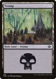 (image for) Swamp (485) (Foil Etched)