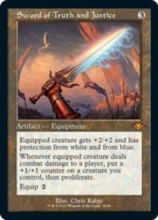 (image for) Sword of Truth and Justice (Retro Frame) (Foil Etched)
