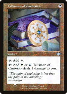 (image for) Talisman of Curiosity (Retro Frame) (Foil Etched)