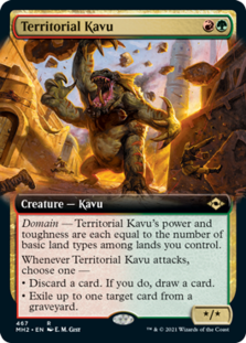 (image for) Territorial Kavu (Extended Art) (Foil)