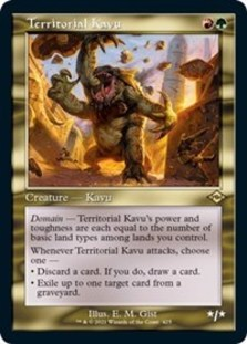 (image for) Territorial Kavu (Retro Frame) (Foil)