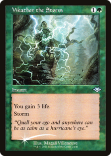 (image for) Weather the Storm (Retro Frame) (Foil Etched)