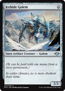 (image for) Icehide Golem (Foil)