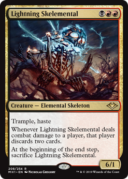 (image for) Lightning Skelemental (Foil)
