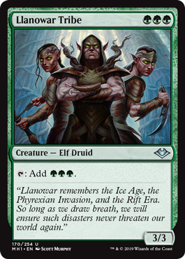 (image for) Llanowar Tribe (Foil)