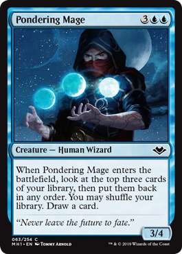 (image for) Pondering Mage (Foil)