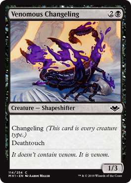 (image for) Venomous Changeling (Foil)