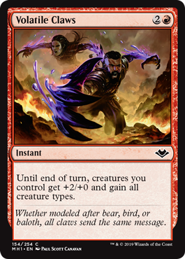 (image for) Volatile Claws (Foil)