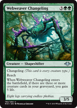 (image for) Webweaver Changeling (Foil)