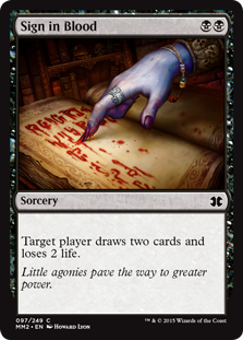(image for) Sign in Blood (Foil)