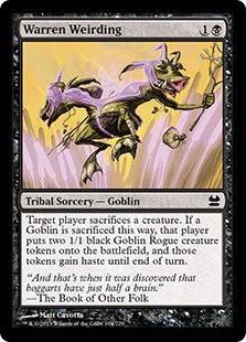 (image for) Warren Weirding (Foil)
