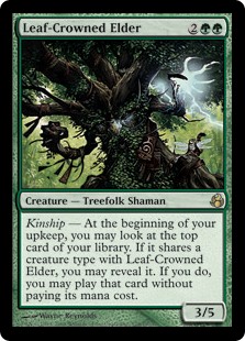(image for) Leaf-Crowned Elder (Foil)