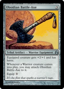 (image for) Obsidian Battle-Axe (Foil)