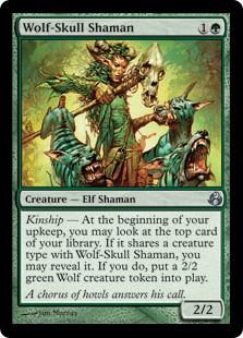 (image for) Wolf-Skull Shaman (Foil)