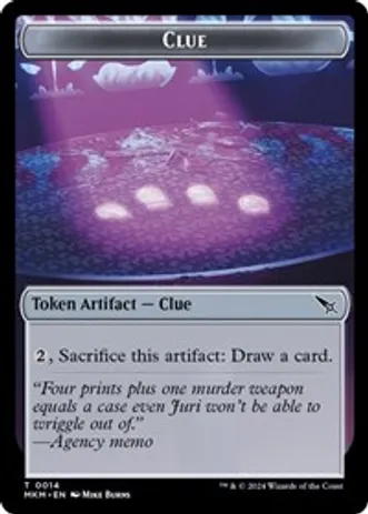 (image for) Clue (0014) // A 0041 Double-Sided Token