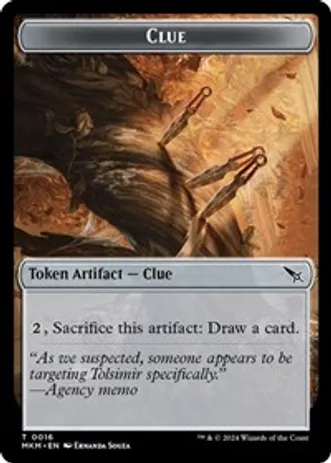 (image for) Clue (0016) // A 0043 Double-Sided Token