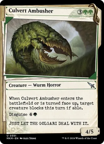 (image for) Culvert Ambusher