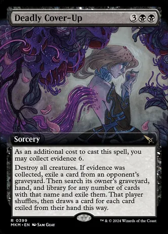 (image for) Deadly Cover-Up (Extended Art) (Foil)