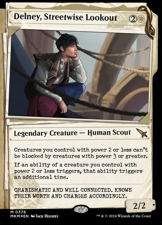 (image for) Delney, Streetwise Lookout (Foil)