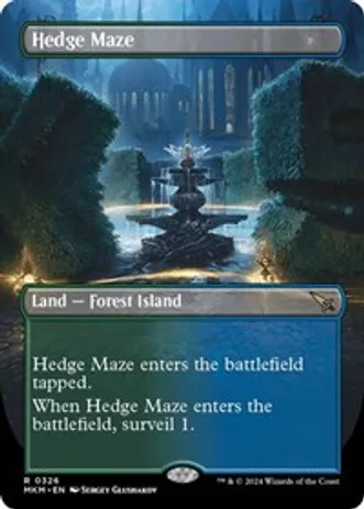 (image for) Hedge Maze (Borderless) (Foil)