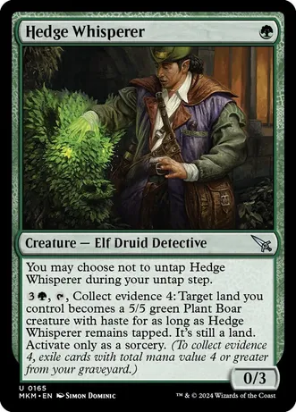 (image for) Hedge Whisperer (Foil)