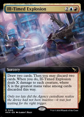 (image for) Ill-Timed Explosion (Extended Art) (Foil)