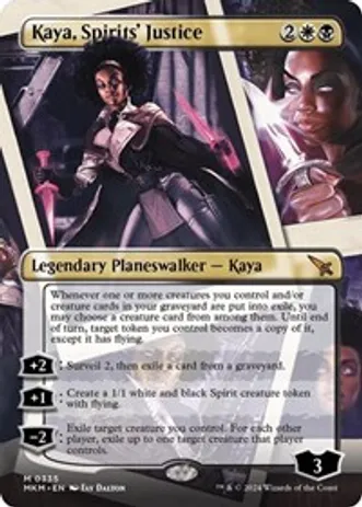 (image for) Kaya, Spirits' Justice (Borderless) (Foil)