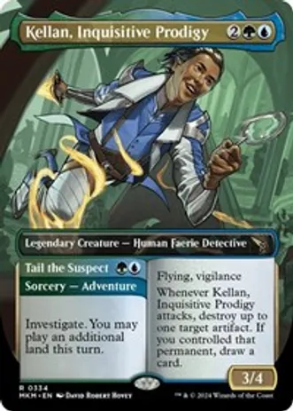 (image for) Kellan, Inquisitive Prodigy (Borderless) (Foil)