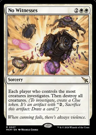 (image for) No Witnesses (Foil)