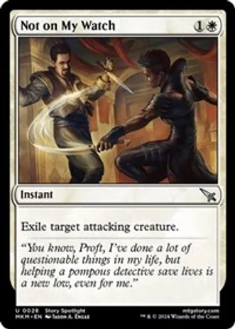 (image for) Not on my Watch (Foil)