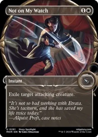 (image for) Not on my Watch (Showcase) (Foil)