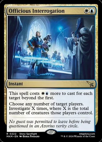 (image for) Officious Interrogation (Foil)