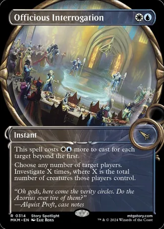 (image for) Officious Interrogation (Showcase) (Foil)