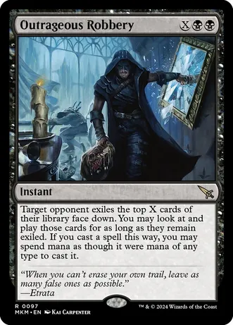 (image for) Outrageous Robbery (Foil)