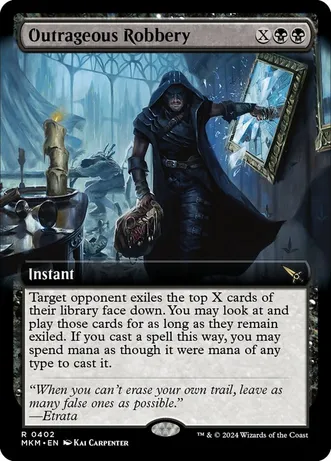 (image for) Outrageous Robbery (Foil)