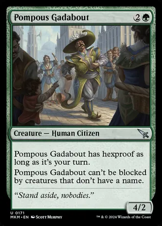 (image for) Pompous Gadabout (Foil)