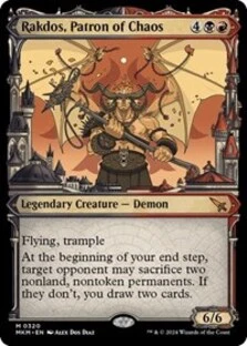 (image for) Rakdos, Patron of Chaos (Showcase) (0320) (Foil)