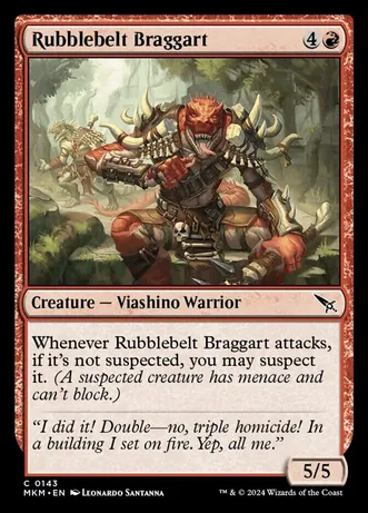 (image for) Rubblebelt Braggart (Foil)