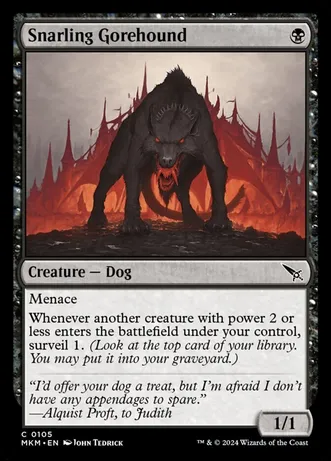 (image for) Snarling Gorehound (Foil)