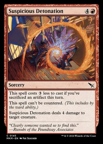 (image for) Suspicious Detonation (Foil)