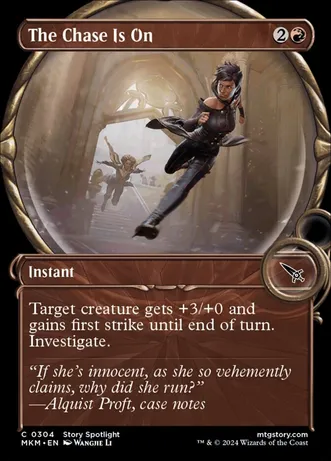 (image for) The Chase Is On (Showcase) (Foil)