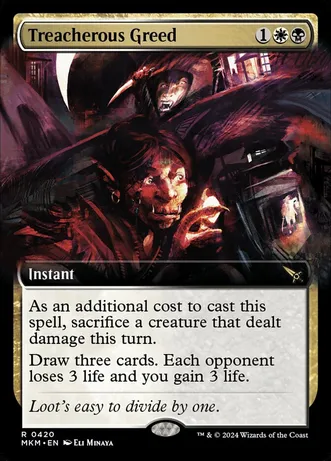 (image for) Treacherous Greed (Extended Art)