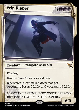 (image for) Vein Ripper (Showcase) (Invisible Ink) (Foil)