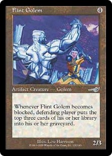 (image for) Flint Golem (Foil)